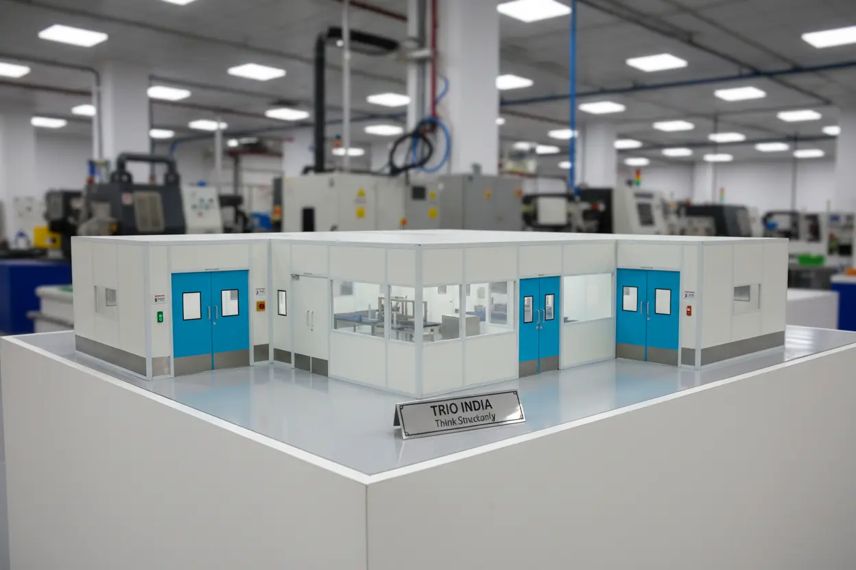 Modular cleanrooms by Trio India